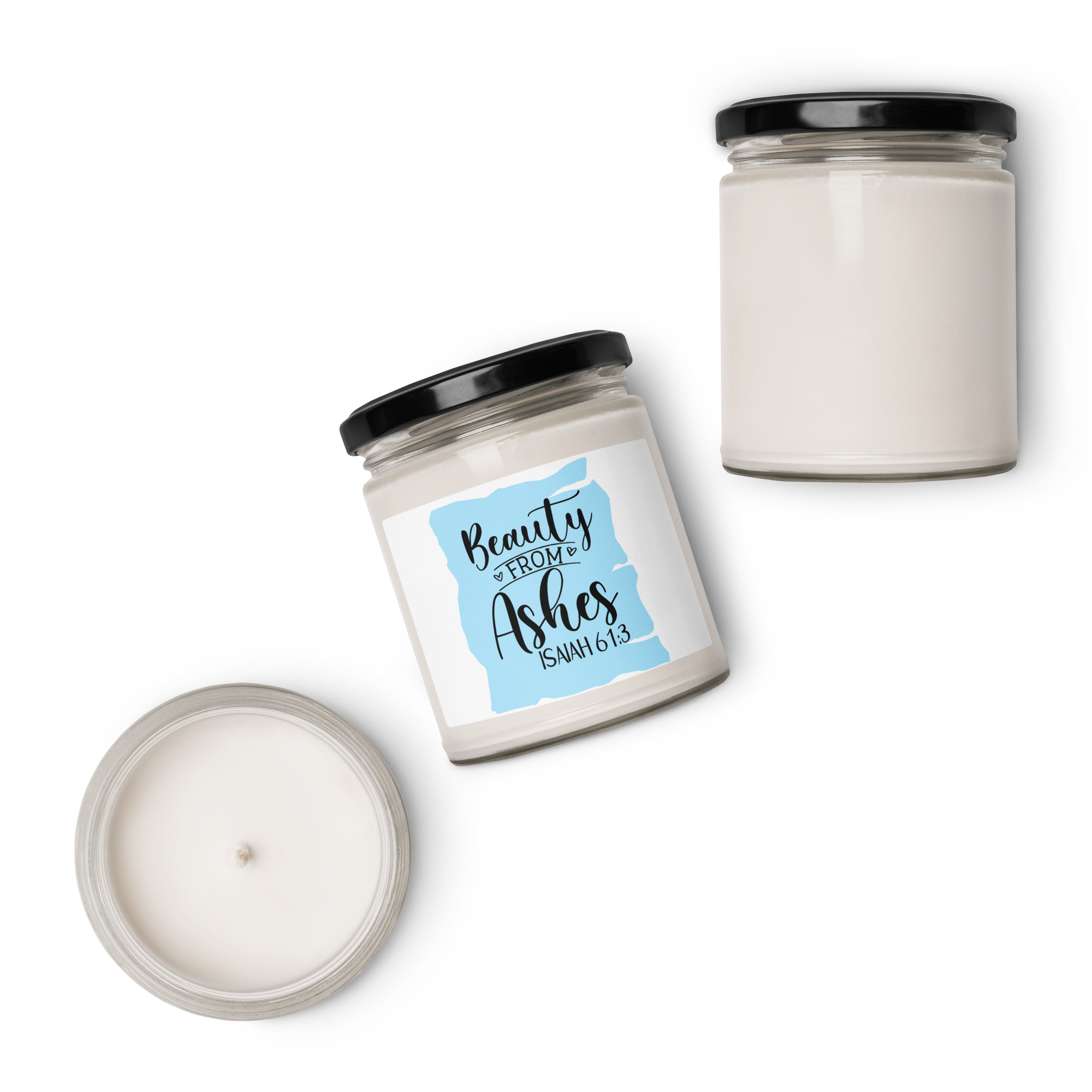 Scented Soy Candle - BEAUTY FROM ASHES - Image 5