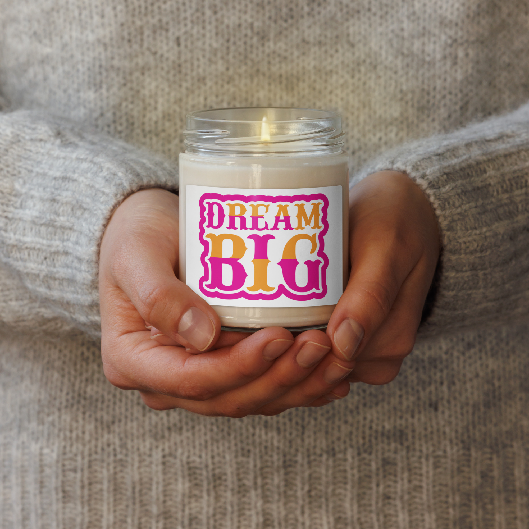 Scented Soy Candle - DREAM BIG - Image 4