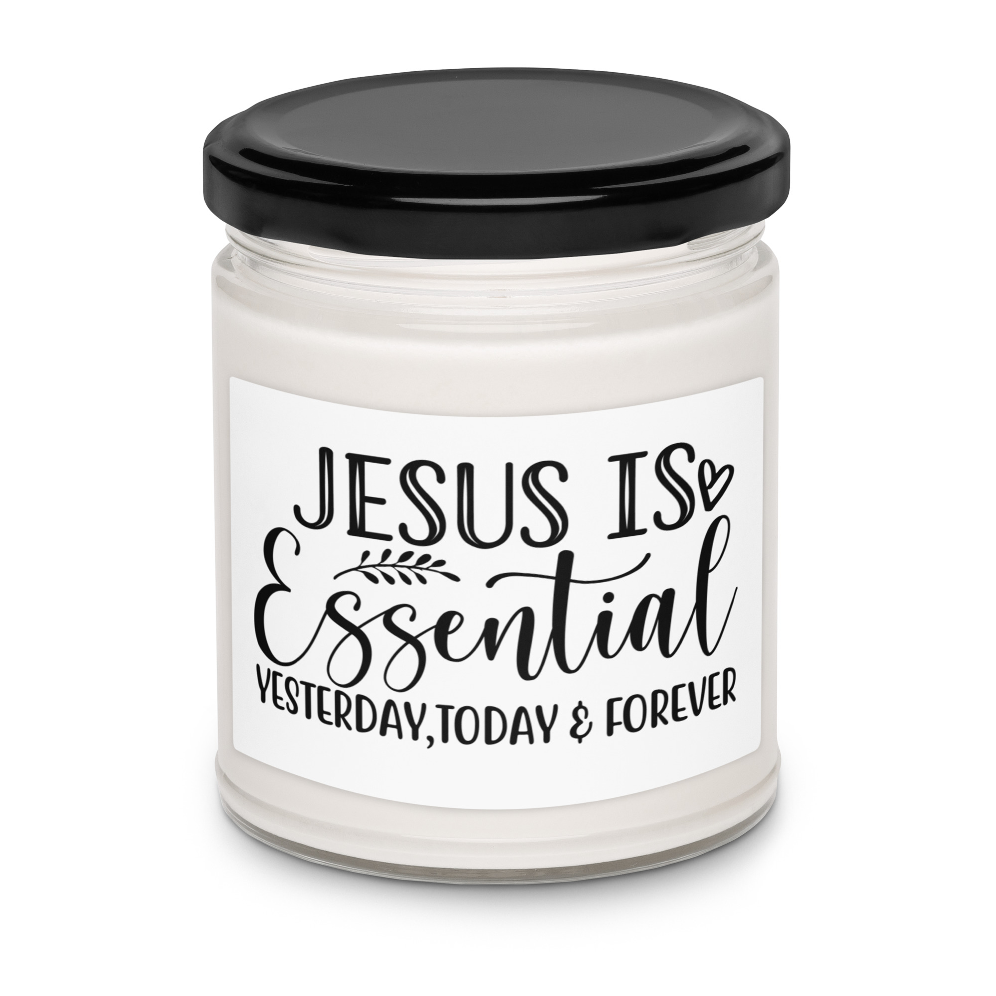 Scented Soy Candle - JESUS IS - Image 2