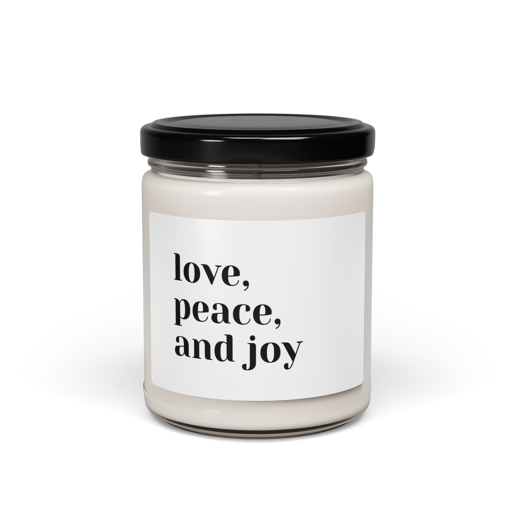Scented Soy Candle - LOVE PEACE JOY - Image 2